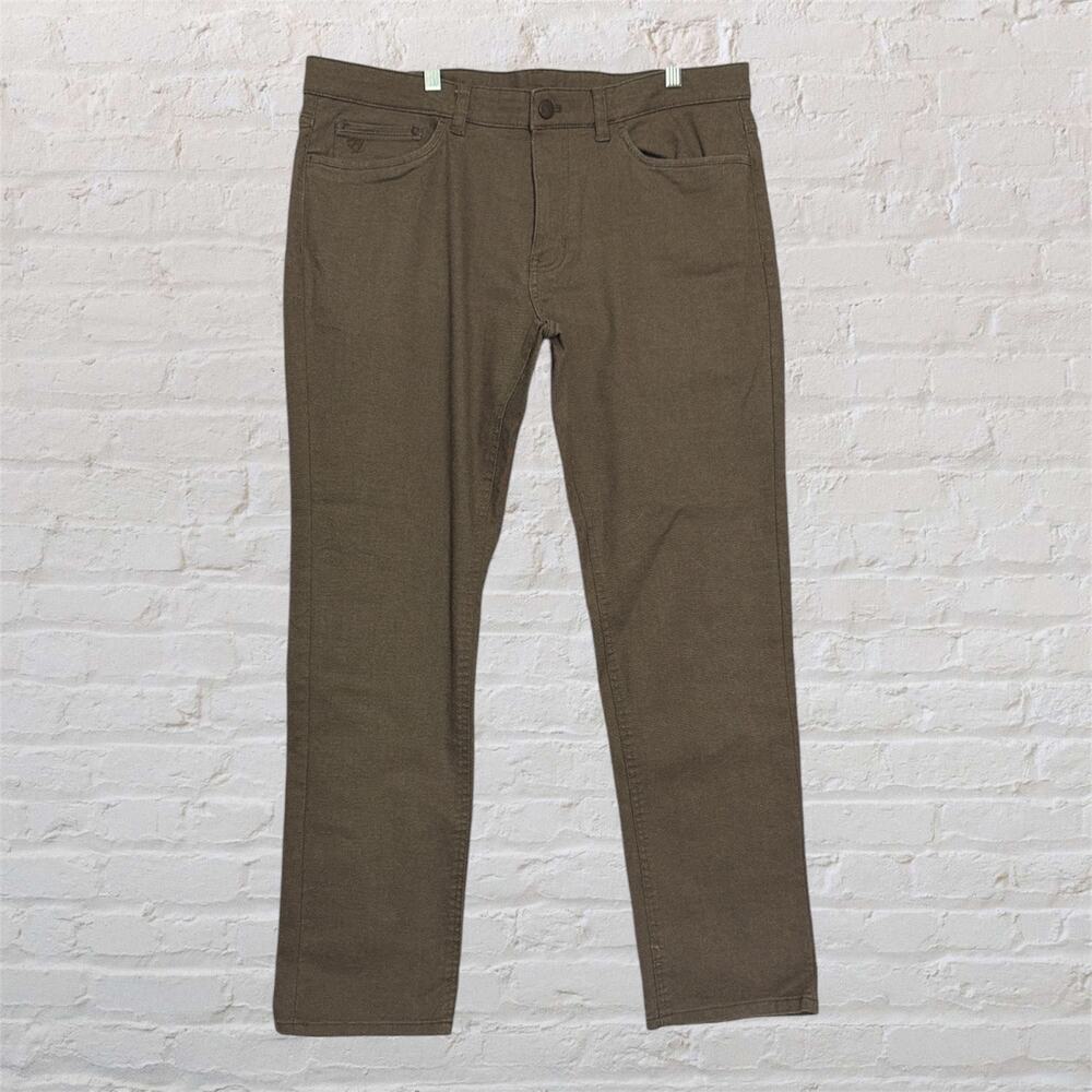 English Laundry Brown 36x32 Straight Fit Stretch Pants‎ Business Casual
